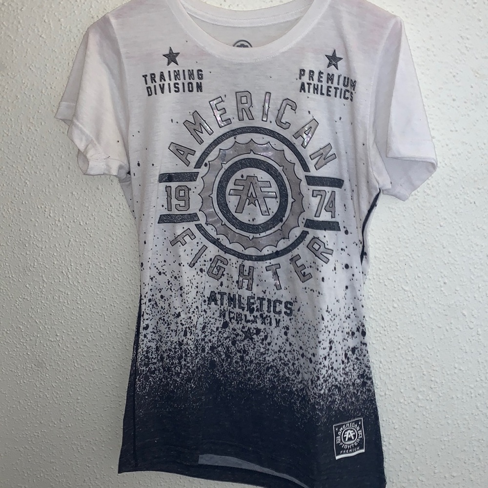womens american fighter shirt. size large